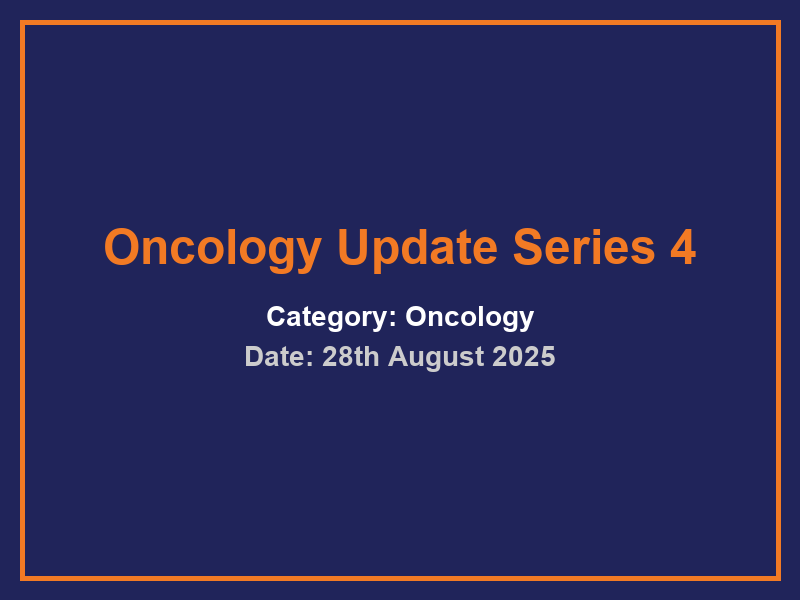 Oncology Update Series 4