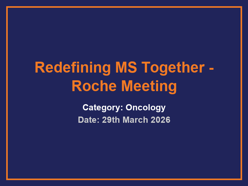 Redefining MS Together - Roche Meeting